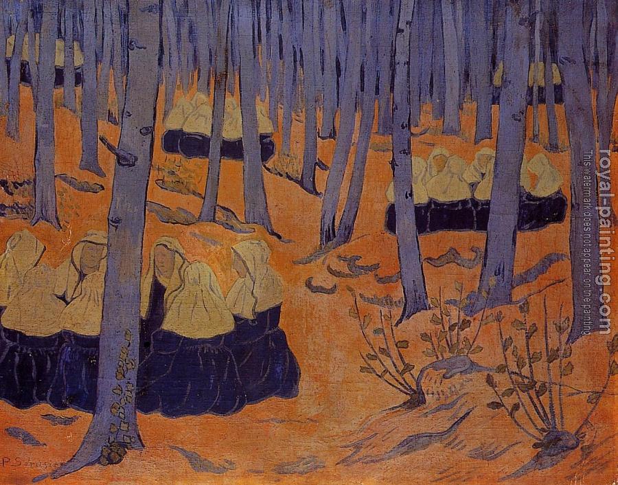 Paul Serusier : Breton Women, the Meeting in the Sacred Grove